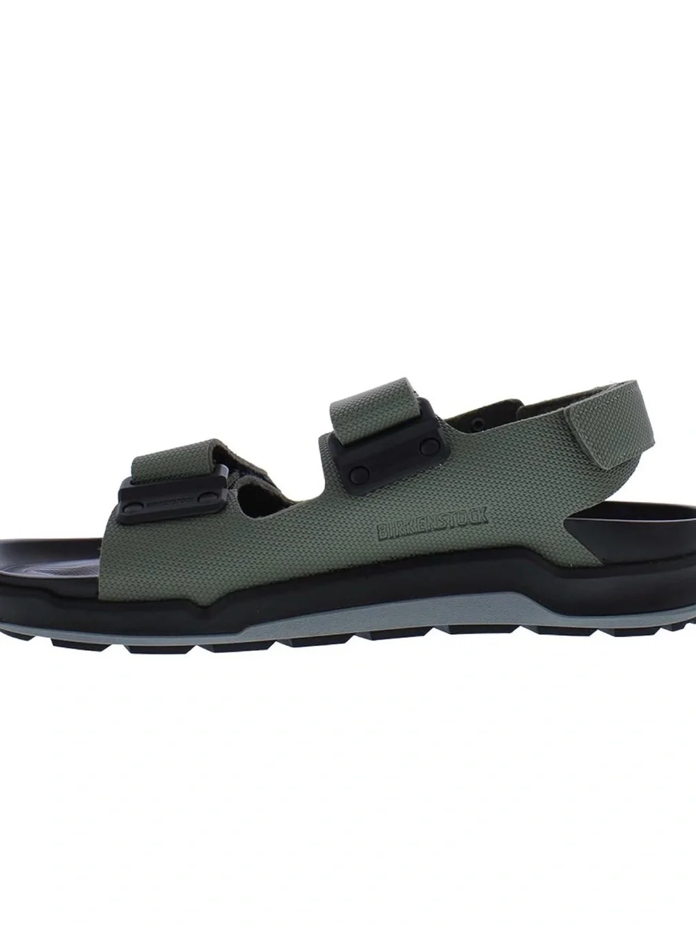 Birkenstock Men's Olive and Black Outdoor Strapped Sandals